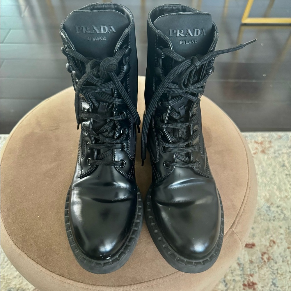 Prada Women's Black Ankle Boots